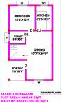 Ground Floor Plan  jayanti-bungalow Floor Plan Ground Floor Plan