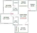 Ramesh Hermes Drome (2BHK+2T (915 sq ft) 915 sq ft) Ramesh Hermes Drome (2BHK+2T (915 sq ft) 915 sq ft)