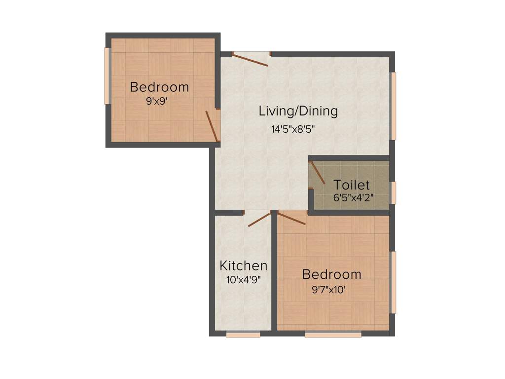 Imarat Nest (2BHK+2T (700 sq ft) 700 sq ft)