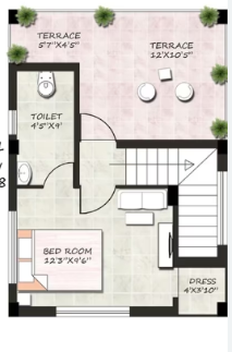 Terrace Floor Plan bon bungalow Floor Plan Terrace Floor Plan