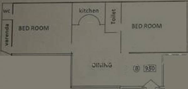 Mohanta Baba Lokenath Apartment (2BHK+2T (950 sq ft) 950 sq ft)