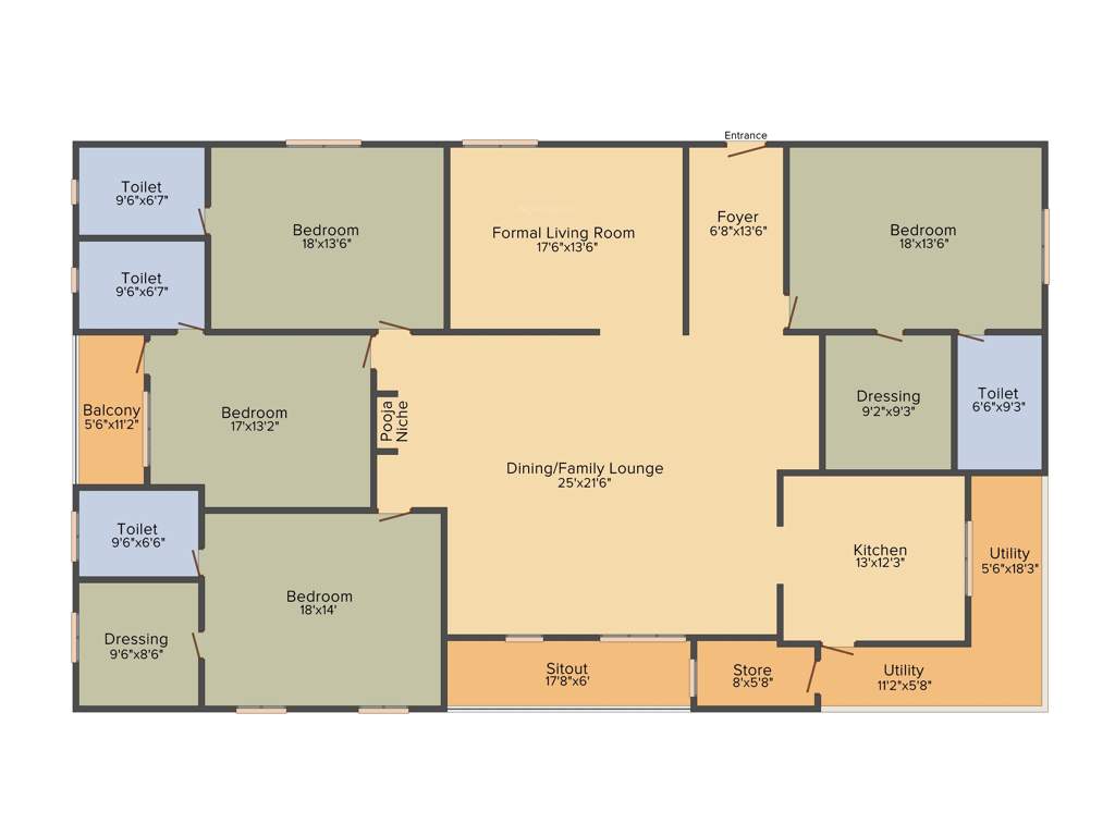 Shyam Azura (4BHK+4T (3,885 sq ft) 3885 sq ft)