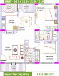 Yuva Eka (2BHK+2T (1,115 sq ft) 1115 sq ft) Yuva Eka (2BHK+2T (1,115 sq ft) 1115 sq ft)