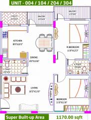 Yuva Eka (2BHK+2T (1,170 sq ft) 1170 sq ft) Yuva Eka (2BHK+2T (1,170 sq ft) 1170 sq ft)