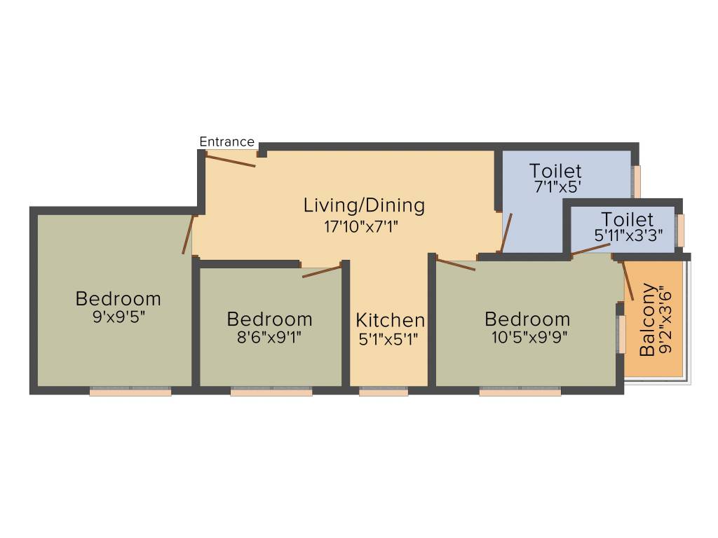 Ramawati Rameshwaram (3BHK+2T (900 sq ft) 900 sq ft) Ramawati Rameshwaram (3BHK+2T (900 sq ft) 900 sq ft)