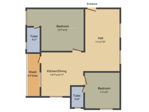 Srija Builders and Developers Metro Avenues (2BHK+2T (1,150 sq ft) 1150 sq ft) Srija Builders and Developers Metro Avenues (2BHK+2T (1,150 sq ft) 1150 sq ft)