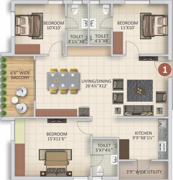  purple-tunes Floor Plan Floor Plan