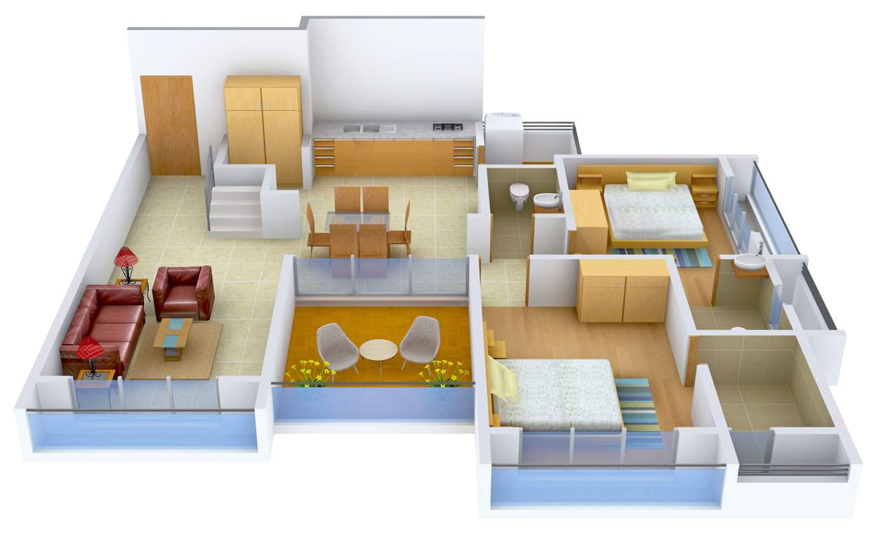 Sangani Shaligram Lakeview (4BHK+4T (3,091 sq ft) 3091 sq ft)