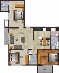 Paramount Bliss (3BHK+3T (1,427 sq ft) 1427 sq ft) Paramount Bliss (3BHK+3T (1,427 sq ft) 1427 sq ft)