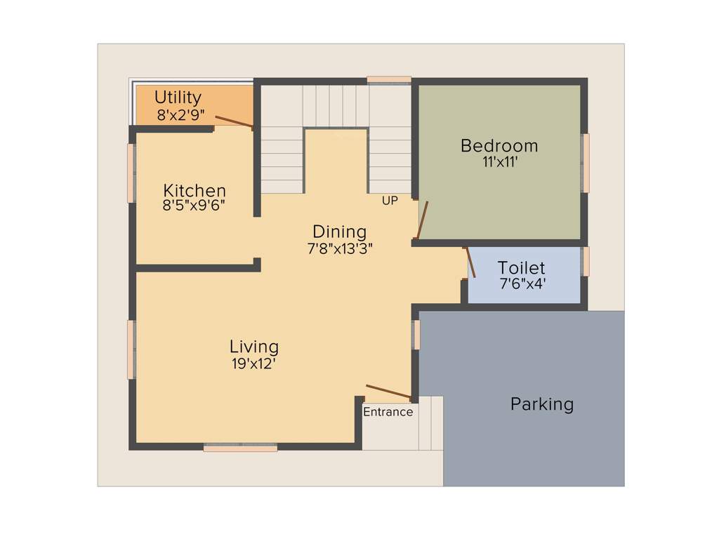 Milestone Orchid (3BHK+3T (1,970 sq ft) 1970 sq ft)