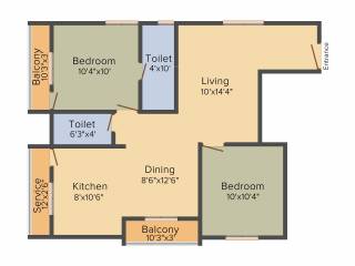Poomalai SaiPearls (2BHK+2T (1,005 sq ft) 1005 sq ft) Poomalai SaiPearls (2BHK+2T (1,005 sq ft) 1005 sq ft)