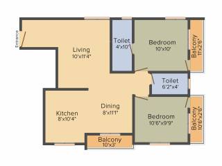 Poomalai SaiPearls (2BHK+2T (952 sq ft) 952 sq ft) Poomalai SaiPearls (2BHK+2T (952 sq ft) 952 sq ft)