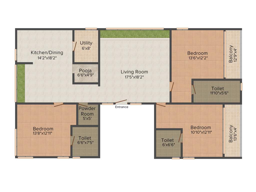 Vijaya Sri Vijaya Deepa (3BHK+3T (2,030 sq ft) 2030 sq ft)