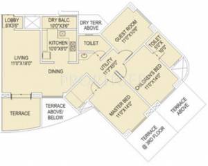 Rama Swiss County (3BHK+2T (1,499 sq ft) 1499 sq ft) Rama Swiss County (3BHK+2T (1,499 sq ft) 1499 sq ft)