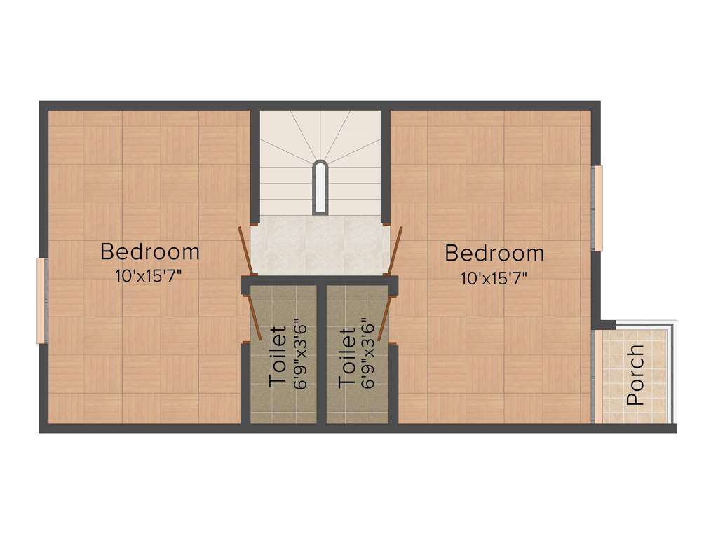 Sheth Parijat Residency (3BHK+3T (823 sq ft) + Study Room 823 sq ft)