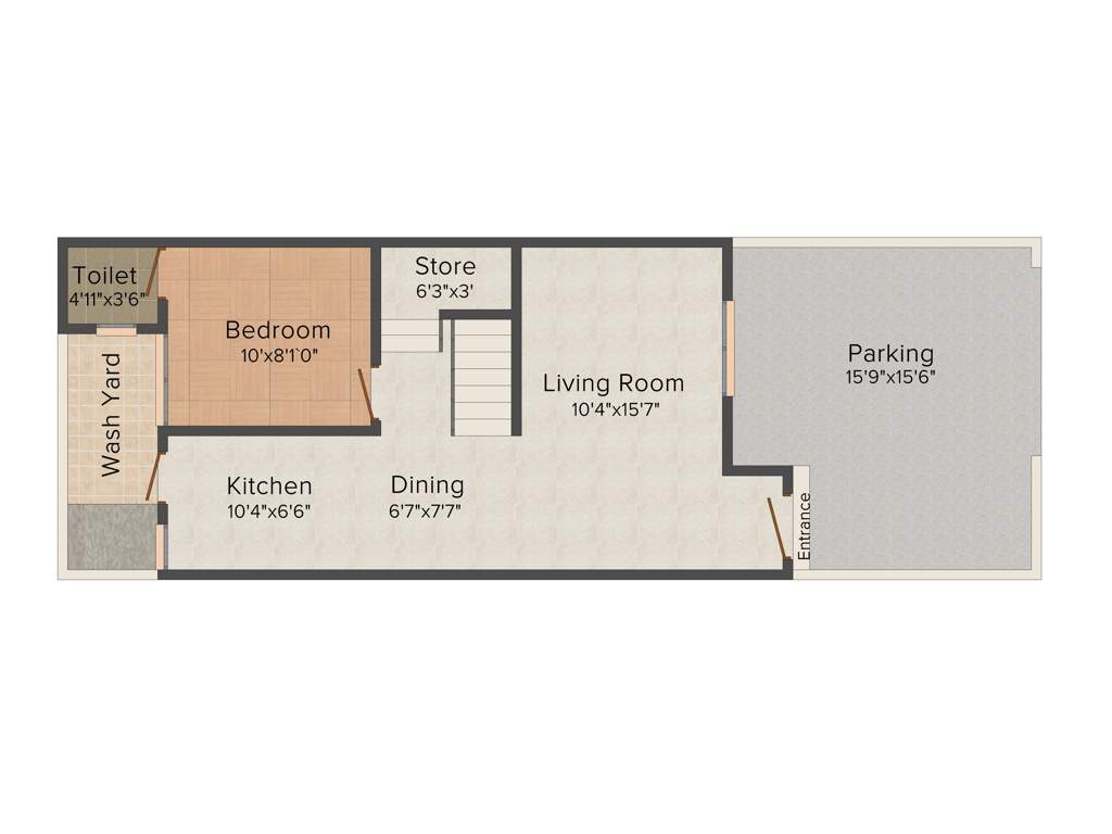 Sheth Parijat Residency (3BHK+3T (823 sq ft) + Study Room 823 sq ft)