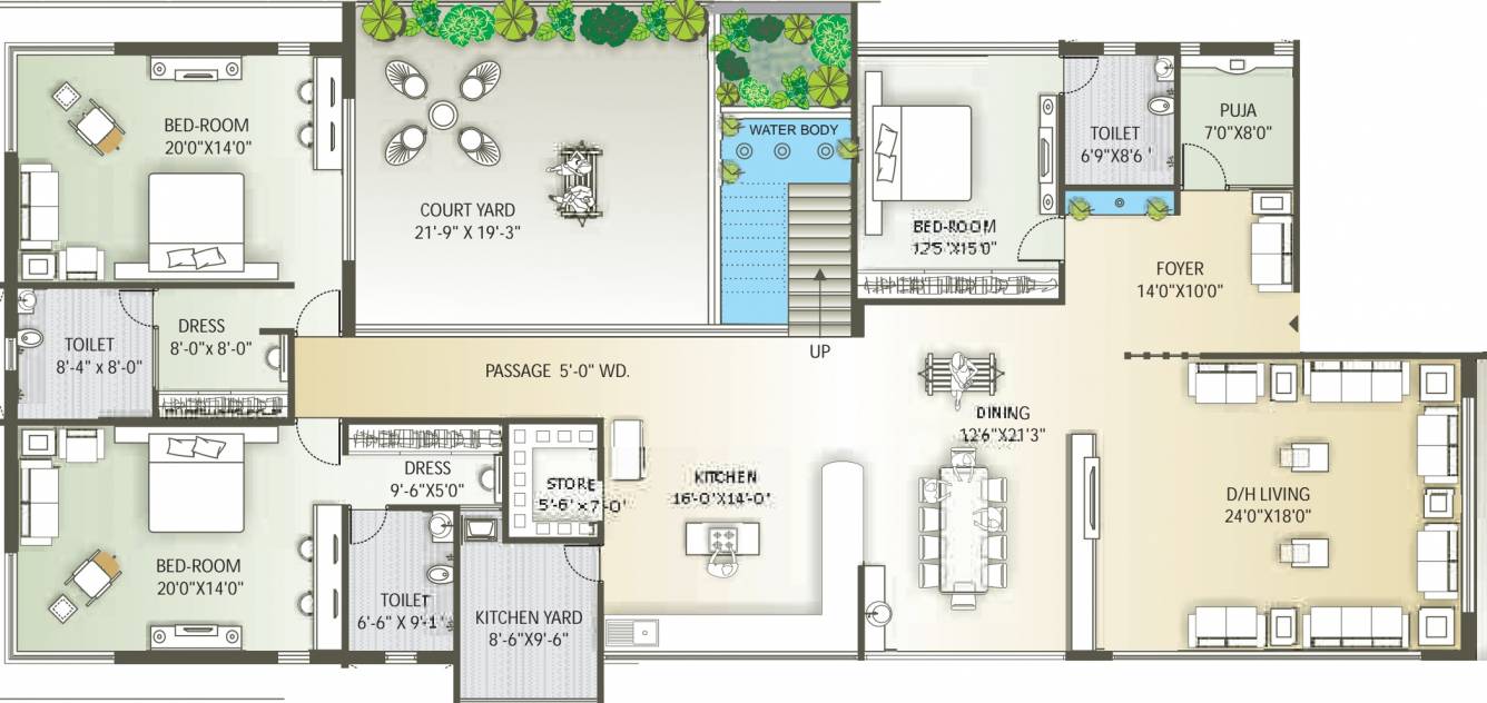 Ladani Group Decora Habitat (5BHK+5T (12,000 sq ft) + Pooja Room 12000 sq ft)