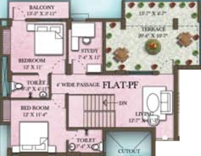 Upper Level Duplex Plan mayfair paradise Floor Plan Upper Level Duplex Plan