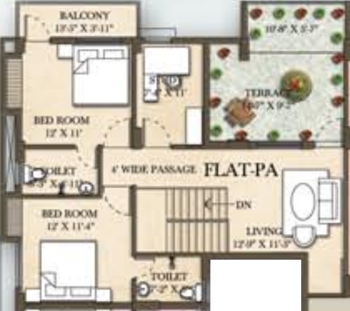 Upper Level Duplex Plan mayfair paradise Floor Plan Upper Level Duplex Plan