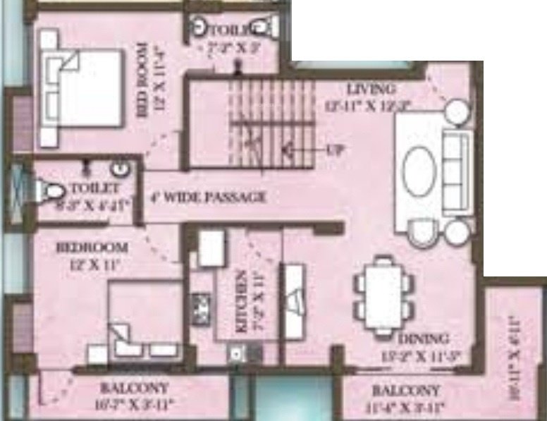  mayfair paradise Floor Plan Lower Level Duplex Plan