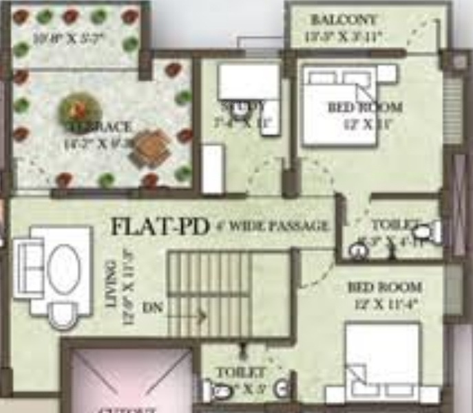 Upper Level Duplex Plan mayfair paradise Floor Plan Upper Level Duplex Plan