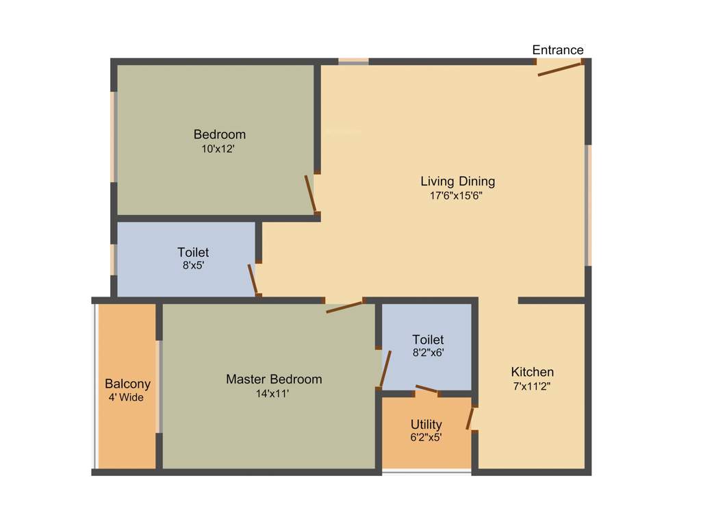 Vandhana Anugraha (2BHK+2T (1,310 sq ft) 1310 sq ft)