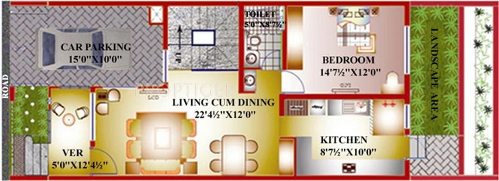 Parsn Savanah (3BHK+3T (2,052 sq ft) 2052 sq ft)