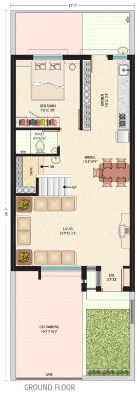 Dhanraj Asopalav (3BHK+3T (963 sq ft) + Study Room 963 sq ft)