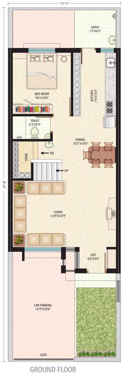Dhanraj Asopalav (3BHK+3T (1,017 sq ft) + Study Room 1017 sq ft)