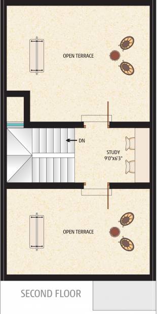 Dhanraj Asopalav (3BHK+3T (1,017 sq ft) + Study Room 1017 sq ft)