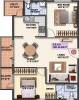 Pragna Whistling Woods (2BHK+2T (1,051 sq ft) 1051 sq ft)