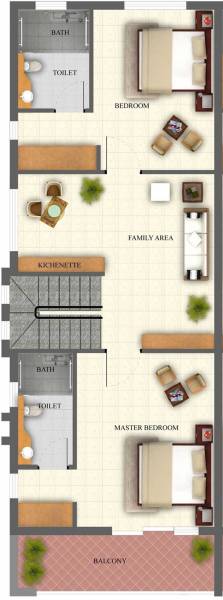 Zenith Bougainvillea (3BHK+4T (1,710 sq ft) 1710 sq ft) Zenith Bougainvillea (3BHK+4T (1,710 sq ft) 1710 sq ft)