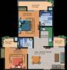 Supertech Krishna Vihar (2BHK+2T (1,082 sq ft) 1082 sq ft)
