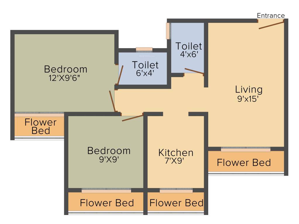 Sudarshan Shree Saheba (2BHK+2T (955 sq ft) 955 sq ft) Sudarshan Shree Saheba (2BHK+2T (955 sq ft) 955 sq ft)