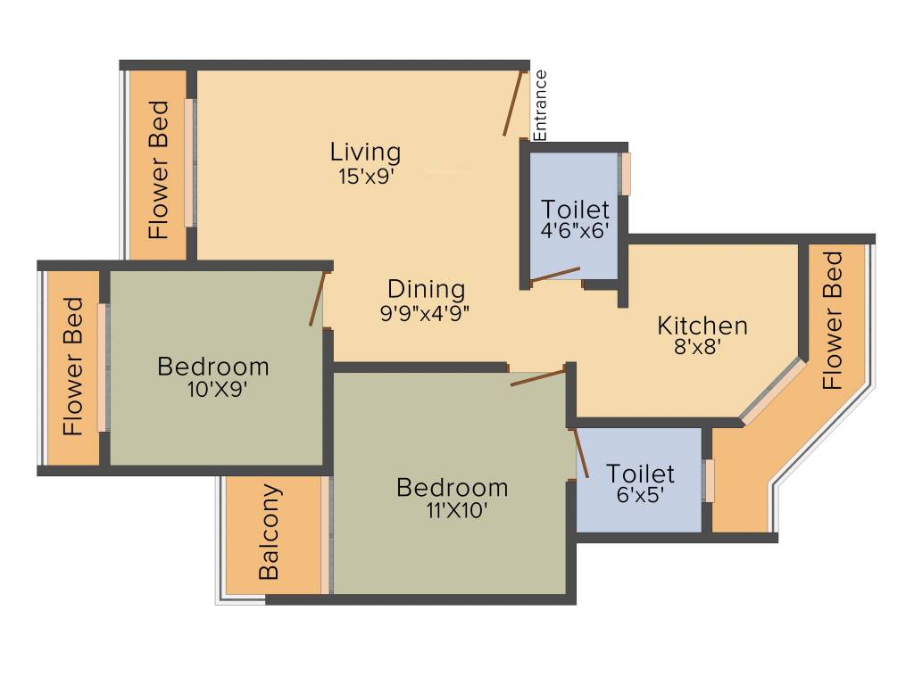 Sudarshan Shree Saheba (2BHK+2T (1,060 sq ft) 1060 sq ft) Sudarshan Shree Saheba (2BHK+2T (1,060 sq ft) 1060 sq ft)