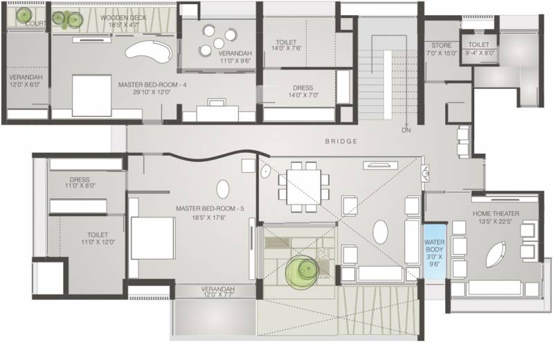 Ladani Group Decora Highland (5BHK+6T (7,614 sq ft) + Servant Room 7614 sq ft)