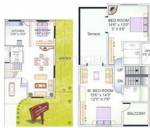 Floor Plan (3BHK+3T) Gulmohar Builders Park Villas Floor Plan (3BHK+3T)