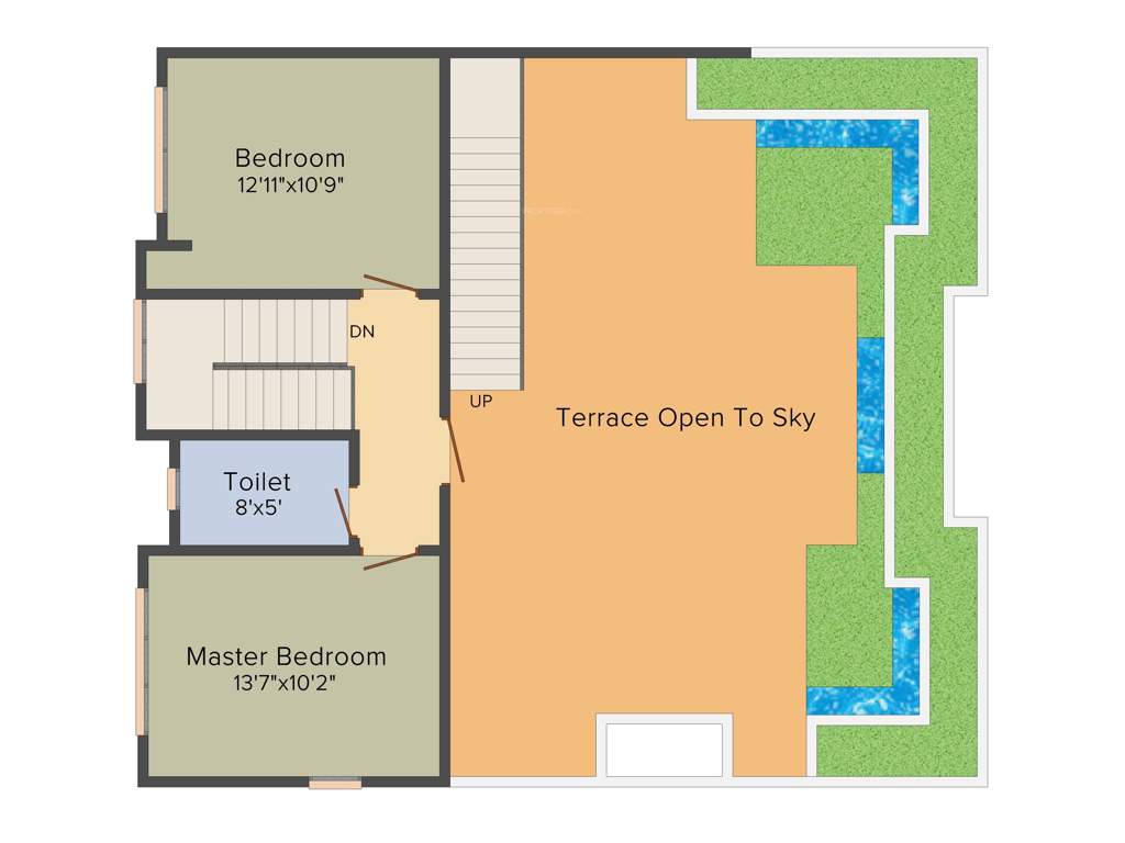 Bengal Swan Court (5BHK+4T (2,778 sq ft) 2778 sq ft)