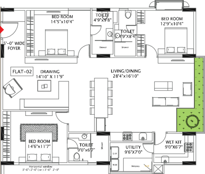Pooja Rising Lyrics (3BHK+3T (2,136 sq ft) 2136 sq ft) Pooja Rising Lyrics (3BHK+3T (2,136 sq ft) 2136 sq ft)
