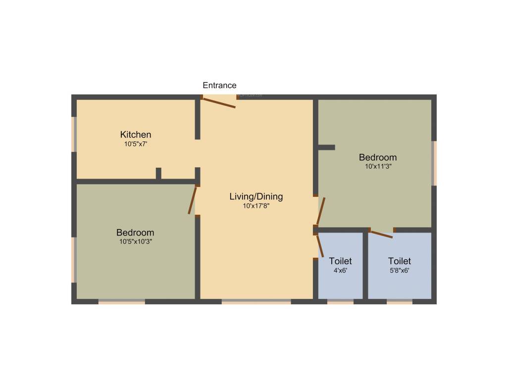 Aswin Meadows (2BHK+2T (750 sq ft) 750 sq ft)