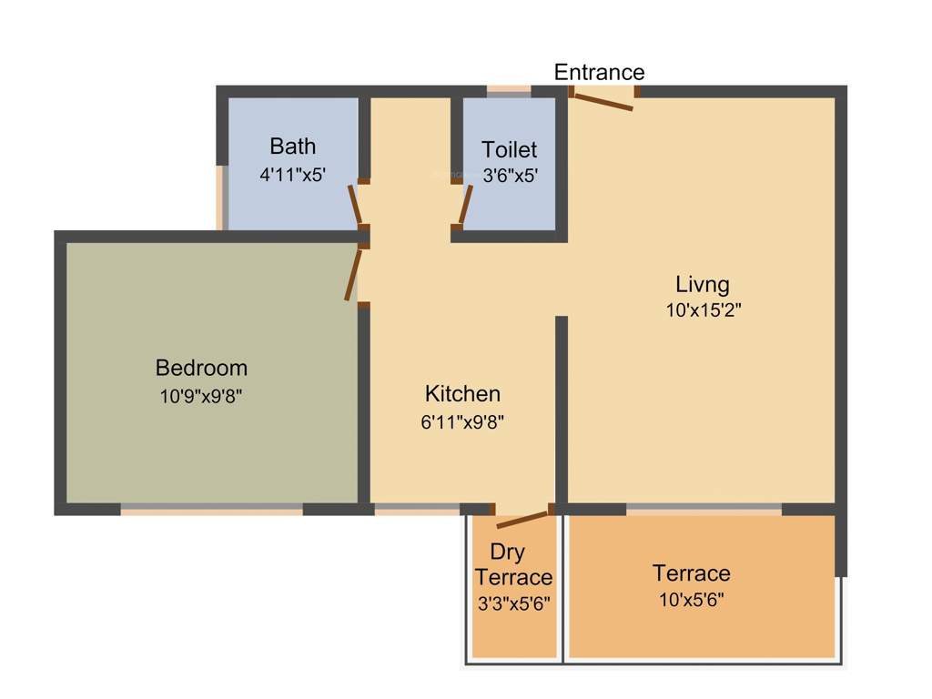Samruddhi Nakshatra (1BHK+1T (650 sq ft) 650 sq ft)