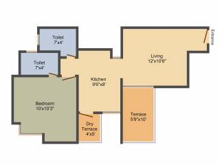 Narayan Koyna (1BHK+1T (654 sq ft) 654 sq ft) Narayan Koyna (1BHK+1T (654 sq ft) 654 sq ft)