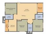SBR The Nest (3BHK+3T (1,996 sq ft) + Pooja Room 1996 sq ft) SBR The Nest (3BHK+3T (1,996 sq ft) + Pooja Room 1996 sq ft)