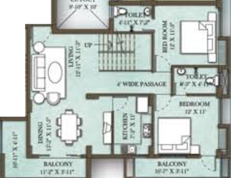  mayfair paradise Floor Plan Lower Level Duplex Plan