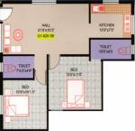 Sri Lax Apartments (2BHK+2T (820 sq ft) 820 sq ft)  Sri Lax Apartments (2BHK+2T (820 sq ft) 820 sq ft)