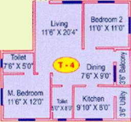 Deccan Gardenia 2 (2BHK+2T (975 sq ft) 975 sq ft) Deccan Gardenia 2 (2BHK+2T (975 sq ft) 975 sq ft)