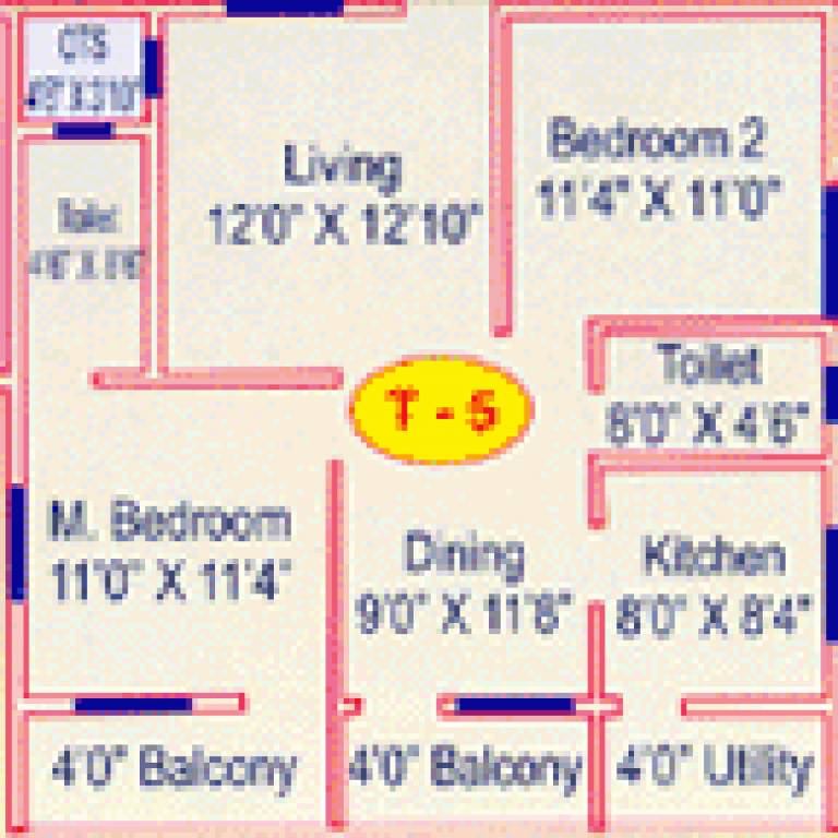 Deccan Gardenia 2 (2BHK+2T (985 sq ft) 985 sq ft) Deccan Gardenia 2 (2BHK+2T (985 sq ft) 985 sq ft)