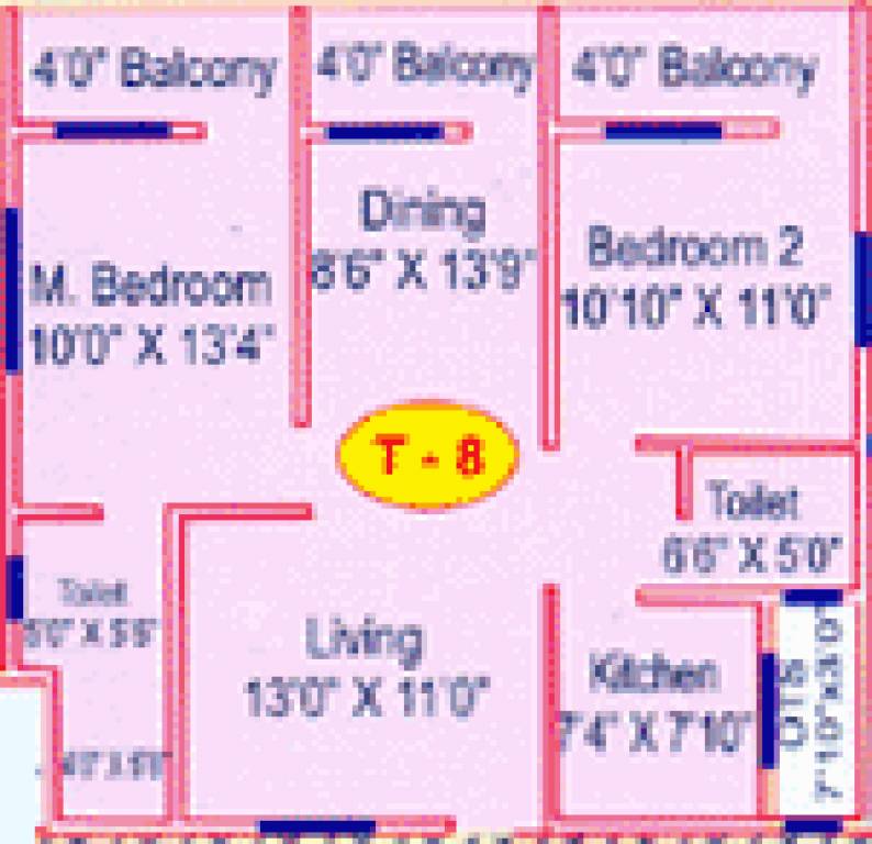 Deccan Gardenia 2 (2BHK+2T (1,055 sq ft) 1055 sq ft) Deccan Gardenia 2 (2BHK+2T (1,055 sq ft) 1055 sq ft)