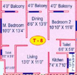 Deccan Gardenia 2 (2BHK+2T (1,055 sq ft) 1055 sq ft) Deccan Gardenia 2 (2BHK+2T (1,055 sq ft) 1055 sq ft)