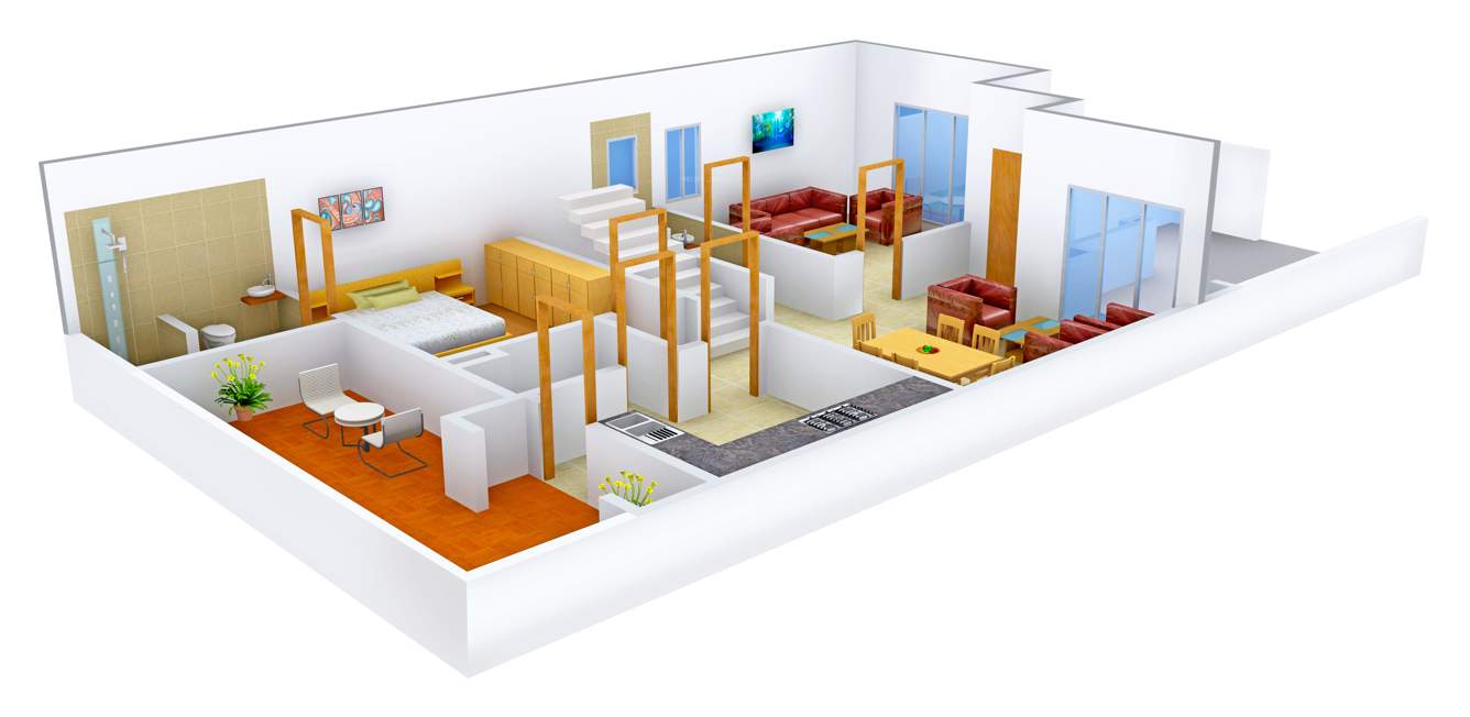 Shalimar Garden Bay Villa (2BHK+3T (1,877 sq ft) 1877 sq ft)